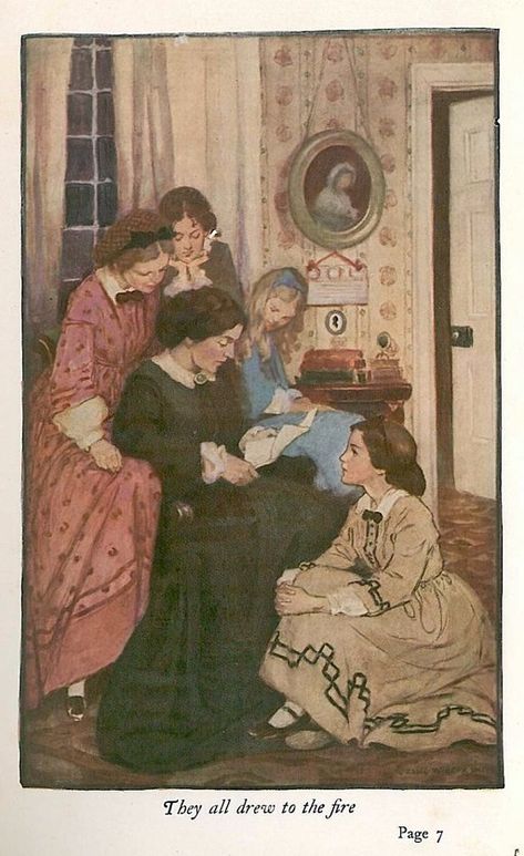 Jessie Willcox Smith, Women Poster, Louisa May Alcott, Little Women, Woman Illustration, Beatrix Potter, Children's Book Illustration, Woman Painting, الرسومات اللطيفة