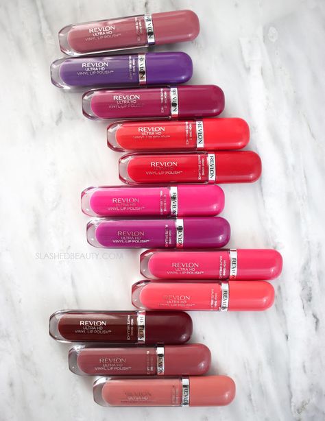 Revlon Lip Gloss, Drugstore Lipgloss, Revlon Cosmetics, Revlon Lip, Lipsense Lip Colors, Vinyl Lips, Lipgloss Lips, Makeup Accesories, Lip Cosmetics