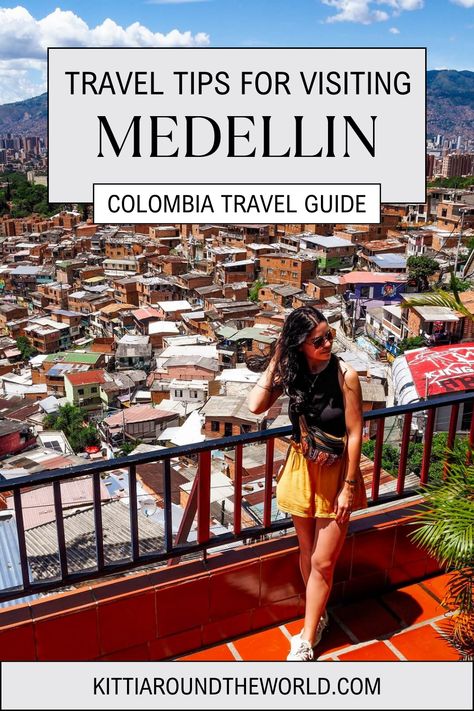 This Medellin travel tips post answers common questions you may have about safety, where to stay, what to eat and how to get around Medellin. Medellin Colombia | How to Visit Medellin in Colombia | How to Get to Medellin Colombia | Medellin Colombia Safety Tips | Medellin Colombia Travel Tips | Where to Stay in Medellin | Where to Eat in Medellin Outfits For Medellin Colombia, Medellin Colombia Outfits Women, What To Wear In Medellin Colombia, Colombia Outfits What To Wear Medellin, Medellin Colombia Outfit, Medellin Outfit, Medellin Travel, Colombia Outfits, Colombia Vacation