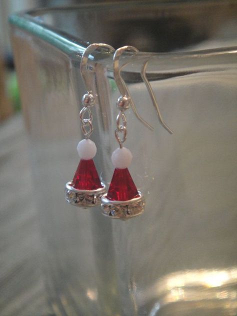 Christmas Earings, Christmas Jewerly, Xmas Earrings, Xmas Jewelry, Christmas Beading, Anting Manik, Christmas Jewellery, Jewelry Holiday, Holiday Earrings