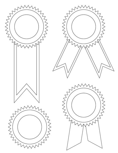 Personalized Ribbon Award Templates Free, Ribbon Template, Free Printable Certificate Templates, Free Printable Certificates, Award Ribbons, Award Template, Award Ribbon, Badge Template, Printable Certificates