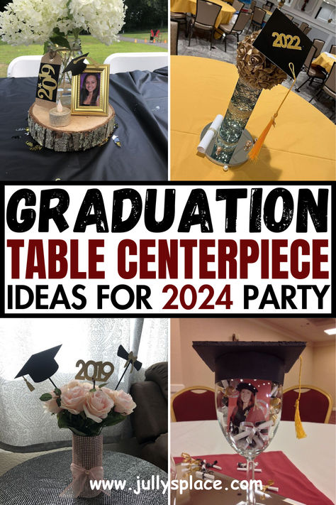 Graduation Table Centerpiece Ideas Graduation Table Centerpieces With Pictures, Graduation Center Piece Ideas For A Boy, Card Box Ideas Graduation, Graduation Party Gift Table Ideas, Graduation Mantel Ideas, College Graduation Party Ideas Decoration Food Tables, College Graduation Table Decorations, Graduation Decoration Ideas Diy, Grad Party Centerpieces For Boys