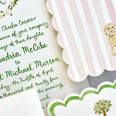 Adison Walter on Instagram: "Some of my favorite details from this invite suite… simply cannot get over this one!! 😍🎨  #charlestonwedding #charlestonartist #charleston #savethedate #custominvitation #weddinginvitation #weddingdecor #weddinginspo #watercolorinvitation #customweddinginvitation #watercolor #watercolorartist #luxurywedding" Julie King Studio, Green Signage, Peru Wedding, Illustrated Invitations, Invite Suite, Watercolor Invitation, House Crafts, Invitation Suites, Wedding Sparrow