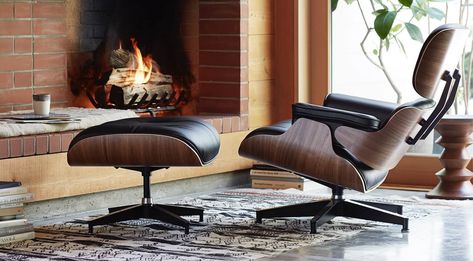 10 Best Benches in 2021 | Valet. Eames Chair Living Room, Charles Eames Lounge Chair, Modern Lounge Chair Design, Brick Living Room, Gray Headboard, Herman Miller Chair Eames, Comfortable Living Room Chairs, Bank Bed, Mid Century Lounge