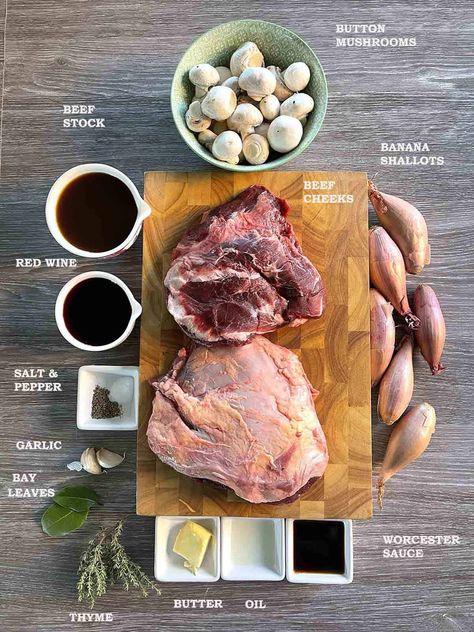 Slow Cooker Beef Cheeks - Great British Recipes Slow Cooker Beef Cheeks, Beef Cheek Recipes, Beef Cheeks Recipe Slow Cooker, Beef Cheeks Slow Cooker, Slow Cooker Rice Recipes, Ancestral Recipes, Beef Cheeks Recipe, Slow Cooked Beef Cheeks, Chef Ramsey