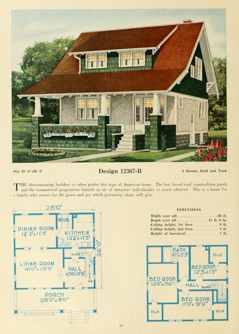 Central's book of homes : Central Lumber Company : Free Download, Borrow, and Streaming : Internet Archive 1920 House Plans, Bungalow Homes Interior 1920s, Bungalow Homes Interior, 1920s House Exterior, 1920s Craftsman Bungalows, Sears Homes, Craftsman Bungalow Exterior, 1920 House, 1900 Farmhouse