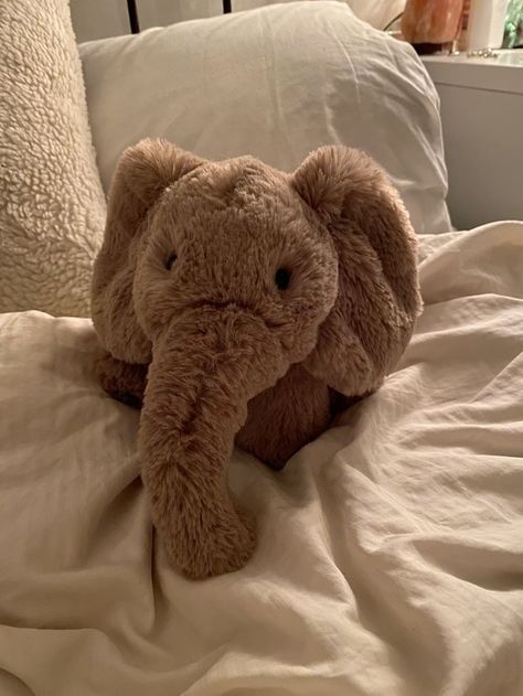 Kids Room Aesthetic, Aesthetic Kids Room, Elephant Teddy, Elephant Soft Toy, Jellycat Stuffed Animals, Elephant Plush, Cute Animals Images, Cute Stuffed Animals, Toys For Kids