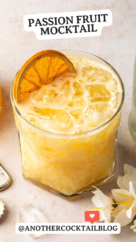 Coconut Water Mocktail, Fruit Soda, Passionfruit Recipes, Fruit Syrup, Passion Fruit Syrup, Canapes Recipes, Mocktail Recipes, Creamy Smoothies, Tropical Drink