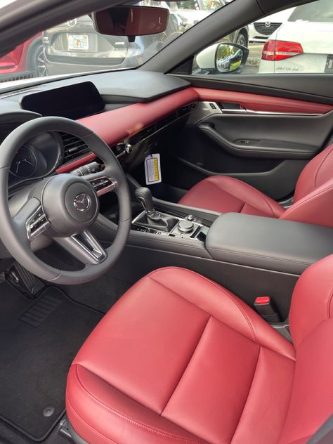 Mazda Cx5 Interior, Mazda 3 Hatch, Mazda Hatchback, Red Interior Car, Mazda Suv, Mazda Mx3, Red Audi, Audi Wagon, Mazda Cx3