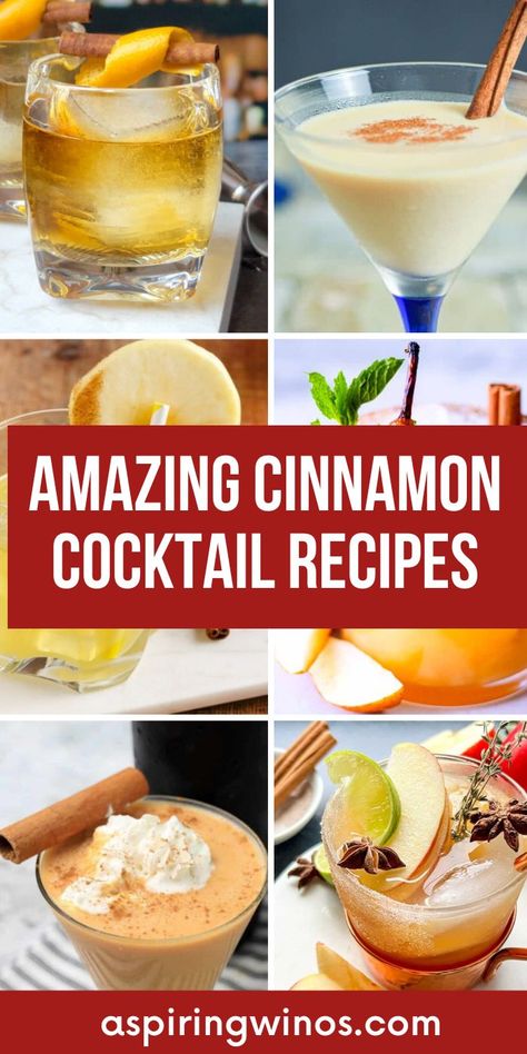 Cinnamon Liquor Drinks, Drinks With Cinnamon Whiskey, Cinnamon Liqueur Recipes, Cinnamon Drinks Alcohol, Cinnamon Schnapps Drinks, Cinnamon Cocktail Recipe, Cinnamon Syrup Cocktail, Cinnamon Vodka Cocktails, Cinnamon Whiskey Cocktails