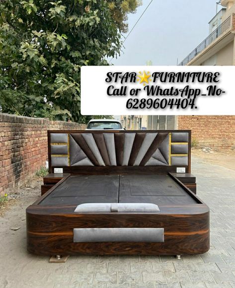 Box Bed Designs Indian, Indian Bed, Bad Room Design, Bed Designs With Storage, Wall Wardrobe Design, Bed Back Design, Box Bed Design, Double Bed Designs, Star Furniture