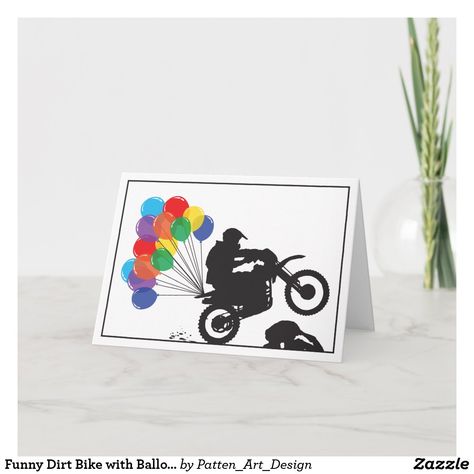 Motorcycle Cards, Motorcycle Birthday, Bike Birthday, Dirt Bike Birthday, Bike Card, Grandma Birthday Card, Cards Masculine, Man Cards, Cool Birthday Cards