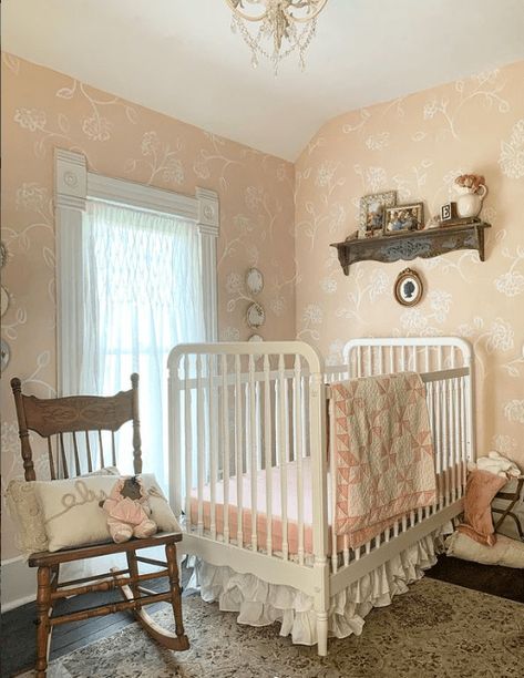 Our Farmhouse | Bryarton Farm Cottagecore Nursery, Country Nursery, Cottage Nursery, Farmhouse Nursery, Farm Nursery, Nursery Room Inspiration, Home Study, Nursery Inspo, Old Farm Houses