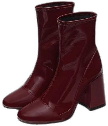 Cherry Red Boots, Dark Red Boots, Aesthetic Boots, Dark Red Aesthetic, Sock Style, Socks And Heels, Girly Shoes, Red Boots, Stylish Work Outfits