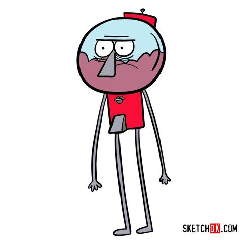 How to draw Benson | Regular Show Cj Regular Show, Margaret Regular Show, Thomas Regular Show, Regular Show Benson, Regular Show Characters, Benson Regular Show, Show Characters, Easy Drawing Guides, Characters Cartoon