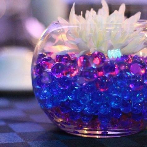 An Out of this World, Galaxy themed Quinceanera Fishbowl Centerpiece, Cheap Wedding Table Centerpieces, Camping Party Favors, Galaxy Wedding, Starry Night Wedding, Ceremony Candles, Diy Party Favors, Space Birthday Party, Celestial Wedding