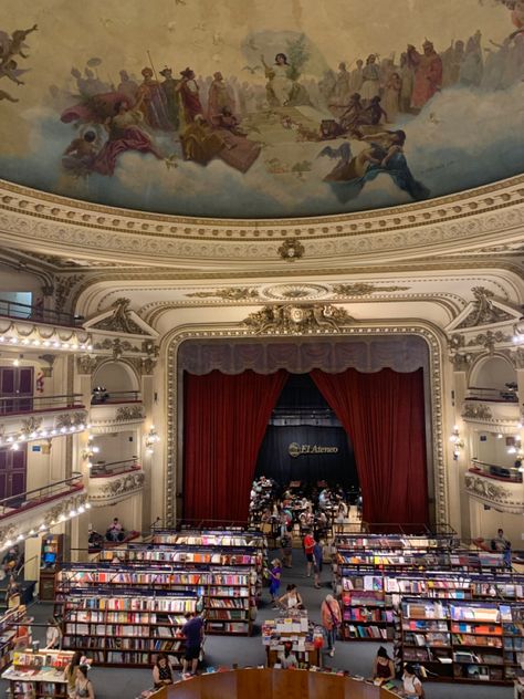 Ateneo Grand Splendid, El Ateneo, Burgundy Curtains, Iguazu Falls, Local Travel, Travel Agency, Tango, Bookstore, Patagonia