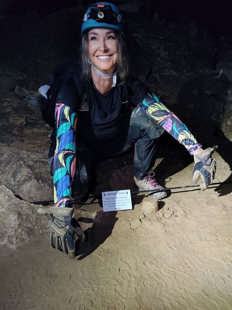 Tiffany wearing Wranglers in a cave Best Pants, Adventure Gear, Utility Pants, My Boyfriend, My Skin, Women's Pants, Cargo Pants, Climbing, Water Resistant