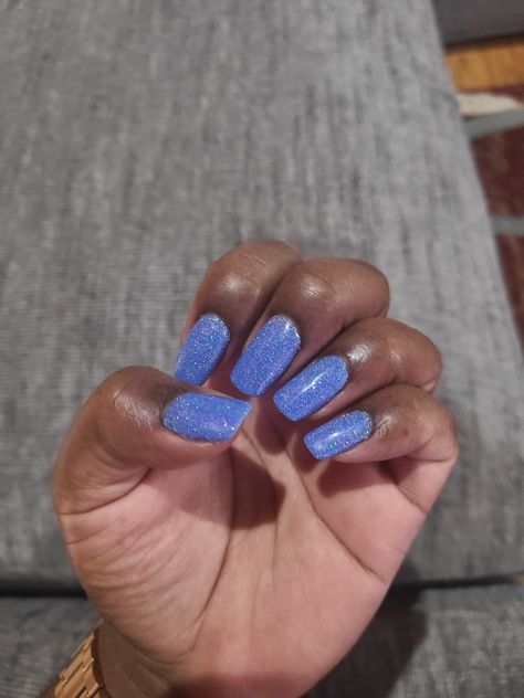 Glittery blue nails sns dipping powder Winter Nails Dip Powder, Glittery Blue Nails, Powder Nail Ideas, Nails Sns, Nails 2024, Dip Powder, Blue Nails, Winter Nails, Simple Nails