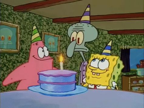 cumpleaños feliz cumpleaños de Bob Esponja Calamardo Happy Birthday Spongebob Image, Funny Birthday Images, Squidward Birthday, Happy Birthday Spongebob, Humor Spongebob, Birthday Spongebob, Gif Birthday, Party Meme, Spongebob Spongebob