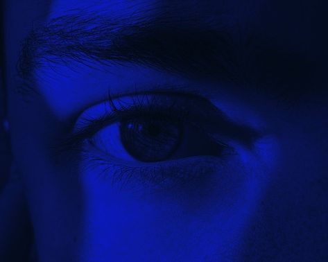 12/03/2018 Cool unemotional pleasant appreciation Blue Aesthetic Dark, Everything Is Blue, Blue Artwork, One Eye, Blue Hour, Aesthetic Colors, Feeling Blue, Dark Photography, Night Aesthetic