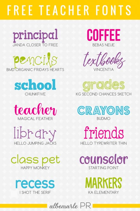 freebacktoschoolfonts_081921 Free Doodle Letter Fonts, Kindergarten Fonts Free, Kg Fonts Free, Best Free Fonts For Cricut Vinyl, Canva School Fonts, Free Fonts For Teachers, Google Fonts For Teachers, Canva Fonts Teachers, Best Free Fonts 2023