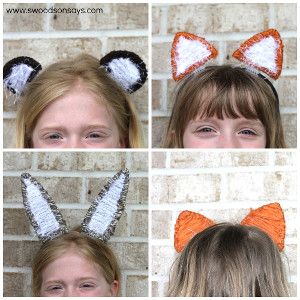 Learn How to Make Animal Ear Headbands to give your homemade Halloween costumes the perfect accessory! These DIY animal ears would also be an easy costume to make for school. | AllFreeKidsCrafts.com List Of Halloween Costumes, Homemade Minion Costumes, Halloween Costume Patterns, Happy Birthday Minions, Minion Costumes, Barn Animals, Homemade Halloween Costumes, Knit Ideas, Creative Costumes