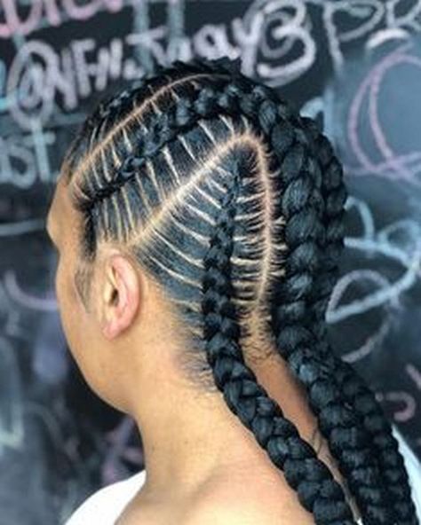 Canerow Styles, Cute Braid Styles, Braids Scalp, Jj Style, Cornrows Updo, Dream Hairstyles, Latest Braided Hairstyles, Braids Styling, Cornrow Styles