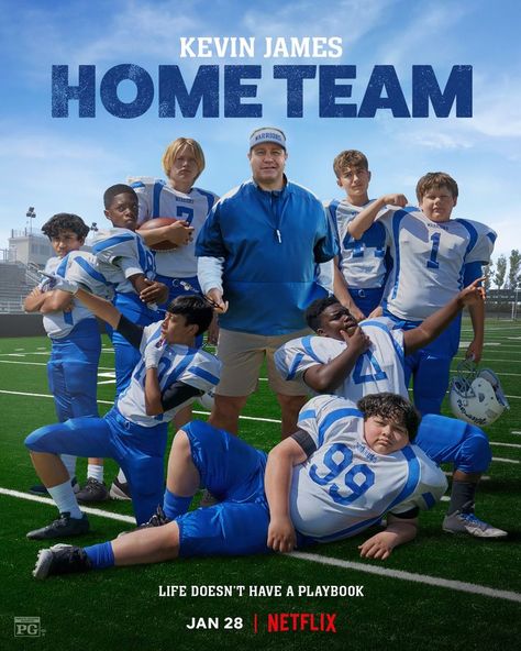 Home Team Home Team Movie, Pop Warner Football, Netflix Home, Kevin James, Warrior 1, Taylor Lautner, Family Movie, English Movies, Family Movies