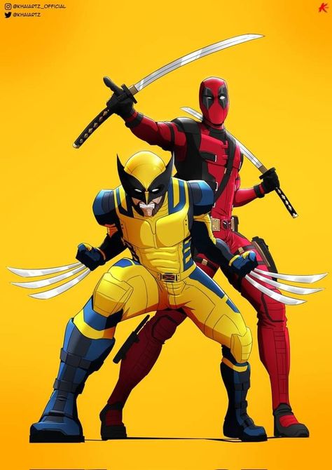 Deadpool And Wolverine Wallpaper, Wolverine Fanart, Deadpool 3 Wolverine, Wolverine Wallpaper, Wolverine Comic Art, Xman Marvel, Wallpaper Watch, Video Poster, X-men