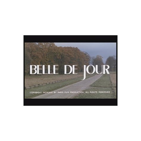 belle de jour Paris Film, Luis Bunuel, French Cinema, I Love Cinema, Retro Images, Title Sequence, French Films, Movie Director, Title Design