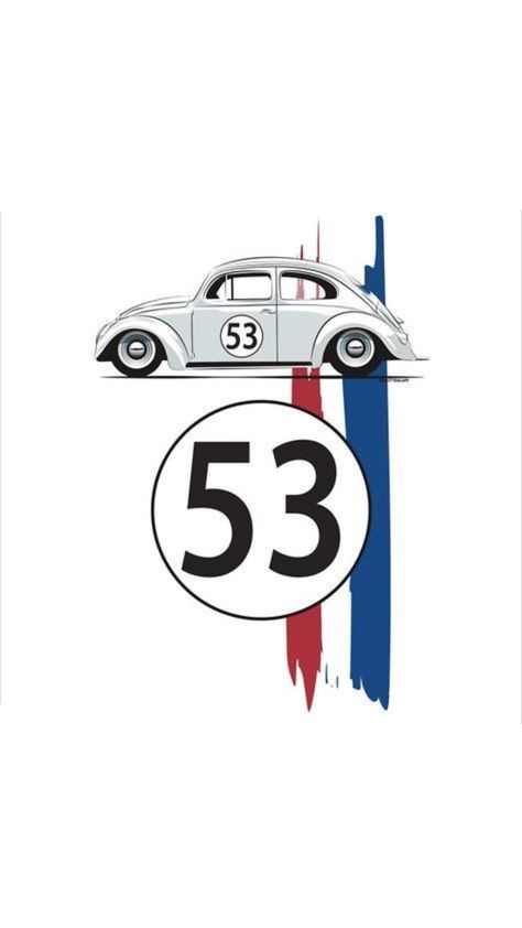 *m. Herbie Cars Wallpaper Iphone, Car Iphone Wallpaper, Vw Art, Vintage Vw Bus, Combi Volkswagen, Cars Wallpaper, Drawing Wallpaper, Vw Porsche, Vintage Vw