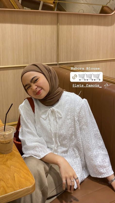 Ootd Ke Kampus Hijab, Ootd Kampus Hijab, Outfit Kampus Hijab, Blouse Outfit Hijab, Outfit Kantor, Kuliah Outfit, Kondangan Outfit, Ootd Hijab Simple, Blouse Hijab