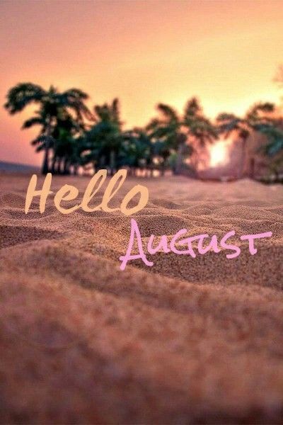 Hello August month august hello august august quotes welcome august hello august… Welcome August, August Quotes, Hello August, Bora Bora, The Sand, Beach Life, Palm Trees, Beautiful Places, The Sun