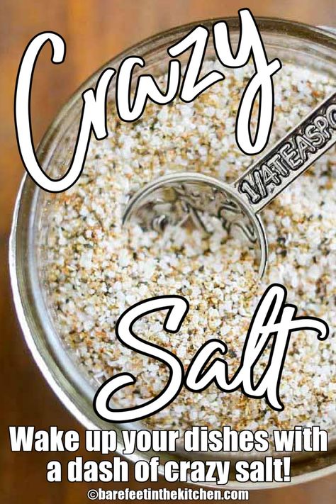 Crazy Salt Stuff Potatoes, Flavored Salts Recipes, Season Salt, Homemade Dry Mixes, Homemade Seasoning, Diy Mixes, Dry Rub Recipes, Homemade Spice Mix, Dry Mixes