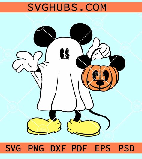 Mickey Mouse ghost SVG, Mickey Halloween pumpkin SVG, Mickey Halloween ghost SVG, Disney Halloween PNG Mickey Mouse Ghost, Western Clipart, Mickey Mouse Halloween, Mickey Halloween, Ghost Svg, Halloween Disney, Svg Disney, Pumpkin Svg, Bamboo Design