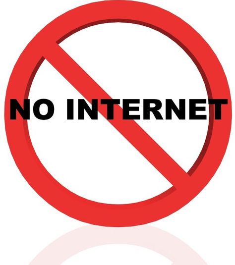 No Internet sign No Internet Connection, No Internet, Internet Connection, Social Services, Health Articles, Internet Connections, Do You Need, Peace Symbol, Psychology