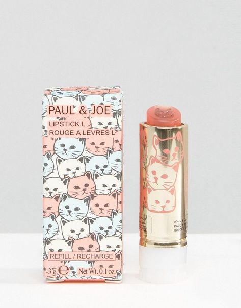 Cat Lipstick, Cute Lipstick, Makeup Tools Products, Paul And Joe, Kawaii Makeup, Cosmetic Packaging Design, Cat Eye Makeup, Fancy Makeup, Paul Joe