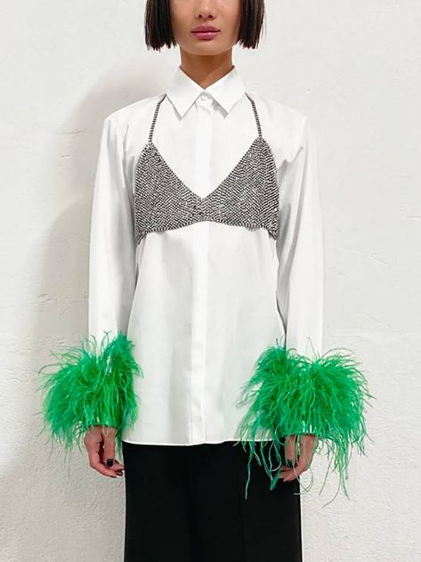 Feather Shirt, Party Trends, Blouses Women, Velvet Suit, White Shirts Women, Cheap Shirts, Santa Baby, Shirts Women, Work Looks