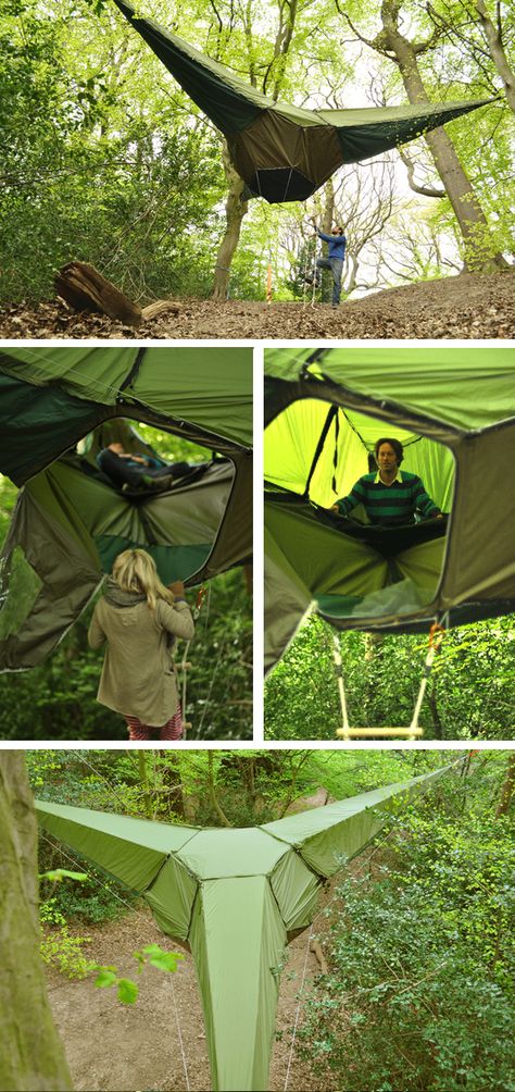 Zelt Camping, Tree Tent, Hanging Tent, Hammock Tent, Hampi, Camping Survival, Camping Car, Outdoor Life, Go Camping