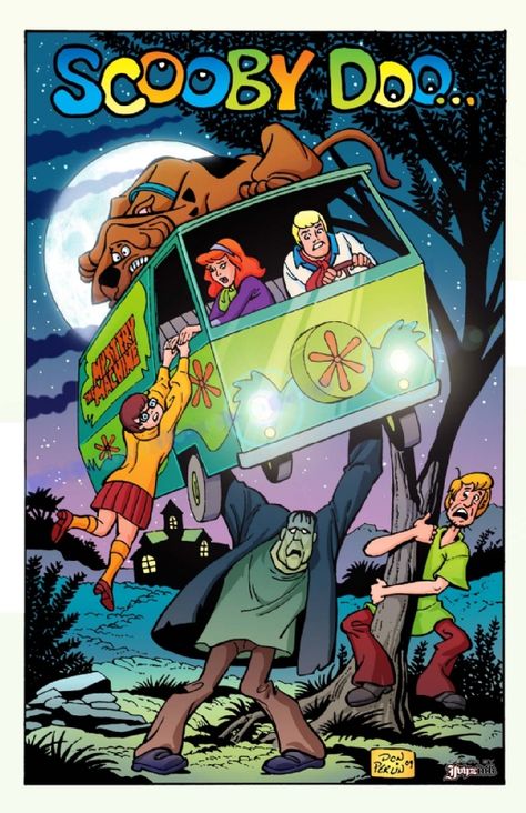 Scooby Doo & Frankenstein (digital colors) Comic Art Scooby Doo Pictures, Scooby Doo Mystery Inc, Scooby Doo Images, Scooby Doo Mystery Incorporated, Buku Harry Potter, Scooby Doo Mystery, Cartoon Posters, Picture Collage Wall, Wallpaper Vintage