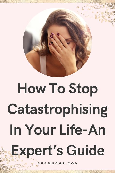 If you always blow thing out of proportion in your mind and it's starting to mess thing up for you, read this post to learn how to stop catastrophizing and stay in control. How To Stop Catastrophic Thinking, Stop Catastrophizing, How To Stop Catastrophizing, Catastrophic Thinking, Stop Complaining, Life Coaching Tools, Coaching Tools, Worst Case Scenario, Low Self Esteem