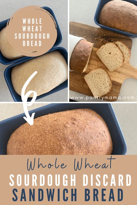 Sourdough Discard Wheat Bread, While Wheat Sourdough, Wheat Sourdough Recipes, Whole Wheat Sour Dough Bread Recipe, Sourdough Whole Wheat Sandwich Bread, Sourdough Wheat Sandwich Bread, Sourdough Whole Wheat Bread, Whole Wheat Sourdough Recipes, Whole Wheat Sourdough Sandwich Bread