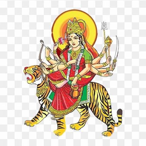 Maa Chandraghanta Images, Navratri Social Media Post, Maa Chandraghanta, Ambe Maa, Board Wallpaper, Blue Sky Clouds, Vision Board Wallpaper, Tshirt Printing Design, Tshirt Printing