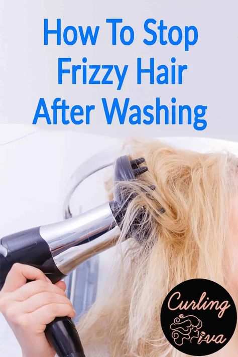 How to Stop Frizzy Hair after Washing – Curling Diva Stop Frizzy Hair, Frizzy Hair Tips, Dreamy Hair, Grey Hair Care, Hair Glam, 50 Hair, Hair Frizz, Daisy Nails, Humid Weather