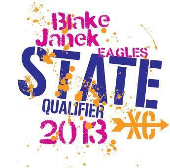 T-Shirt Design - State Qualifier (desn-523s5) Cross Country Gift Ideas, Cross Country Shirts Designs, Cross Country Quotes, Team Tshirts, Cross Country Gift, Cross Country Shirts, Locker Signs, Tennis Tshirts, Custom Cross