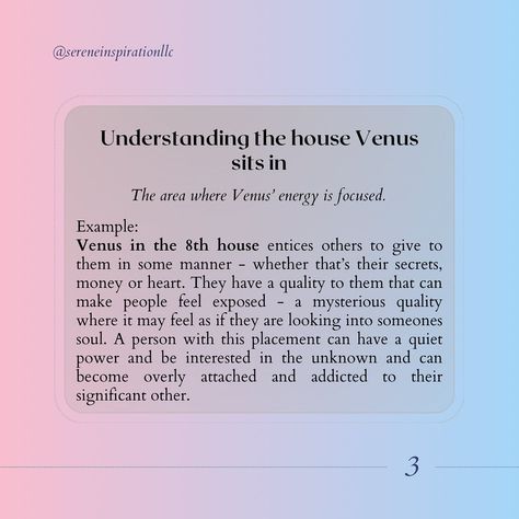 Where is Venus in your chart? #venus #astrology #libraenergy #taurusenergy #venussextilemars #venusin8thhouse #venusincancer #astrology #astrologers Venus Correspondences, Venus Astrology, Travel Stories, Solo Travel, Personal Growth, Astrology, Planets, Psychology, Coaching