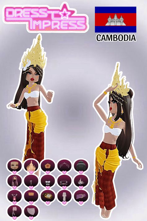 • 🏵️ • - #fyp #dti #dresstoimpress #dress #to #impress #roblox #dtiideas #aesthetic #outfitideas #dresstoimpressideas #idea #board #pin #robloxpin #robloxdti #robloxdresstoimpress Dress To Impress My Culture, Dti Culture Fits, Ur Culture Dress To Impress, Your Culture Outfit Dress To Impress, My Culture Dress To Impress, Culture Dress To Impress, Your Culture Dress To Impress, Dress Impress, Coronation Dress