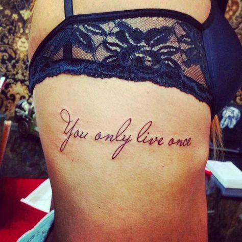 You Only Live Once Tattoo, Yolo Tattoos, Unique Small Tattoo, Taking Risks, Only Live Once, Small Tattoo, Tattoos And Piercings, Hand Tattoos, Small Tattoos