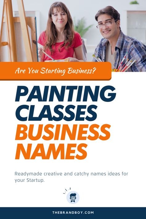 We all know the importance of painting in a child’s life. Every child has a painter in them. So, when you are planning to start your own painting class, you need to keep in mind that it is much more than business.  #CatchyNames #BusinessNames #smallbusiness #NamesIdea  #PaintingNames Art Class Names Ideas, Art Shop Names Ideas, Art Account Names Ideas, Class Names Ideas, Art Business Names, Art Teacher Name Signs, Business Name Generator, G Names, Next Brand